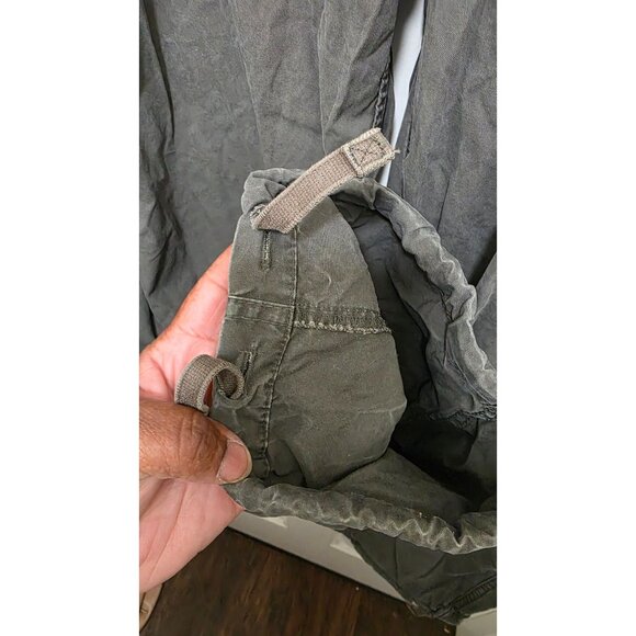 Old Navy Men's Gray Cargo Pants Size 40 x 30 Adjustable Drawstring Waist Multipl - Picture 5 of 8